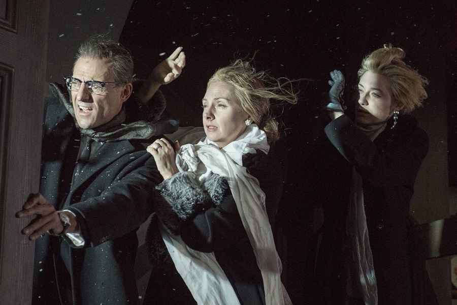 'The Red Barn' Play by David Hare performed in the Lyttelton Theatre at the Royal National Theatre, London, UK